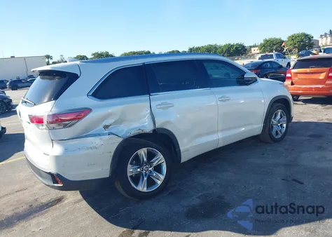 2016 Toyota Highlander Limited Platinum V6 z USA, uszkodzony, nr VIN 5TDYKRFH0GS157193